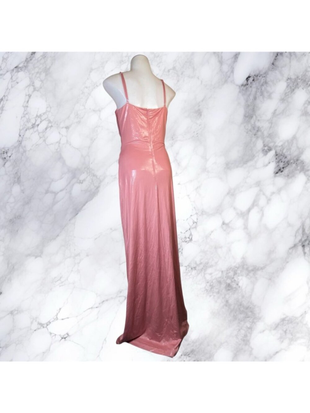 NBD Anjel Ruffle Maxi Dress in Blush Pink - Picture 5 of 12